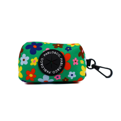Funky Flowers Poop Bag Holder