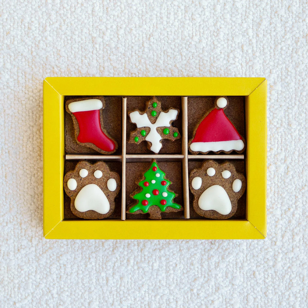 Christmas Dog Treats - 12 Dog Biscuits Box