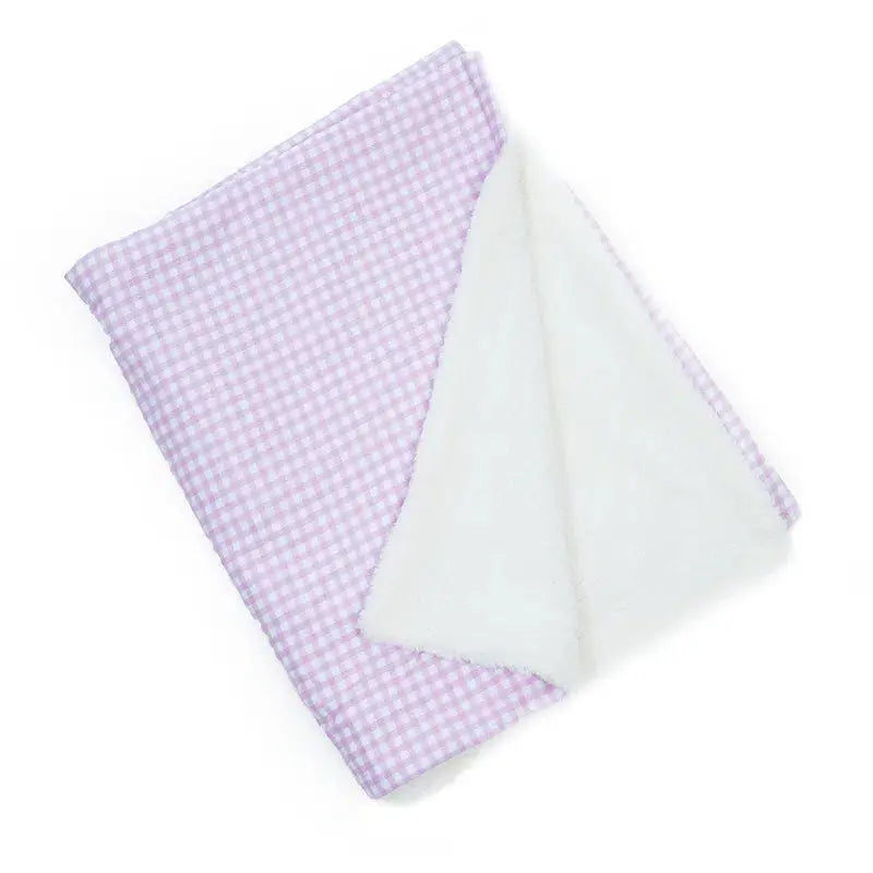 DOGUE Gingham Dog Blanket - Purple