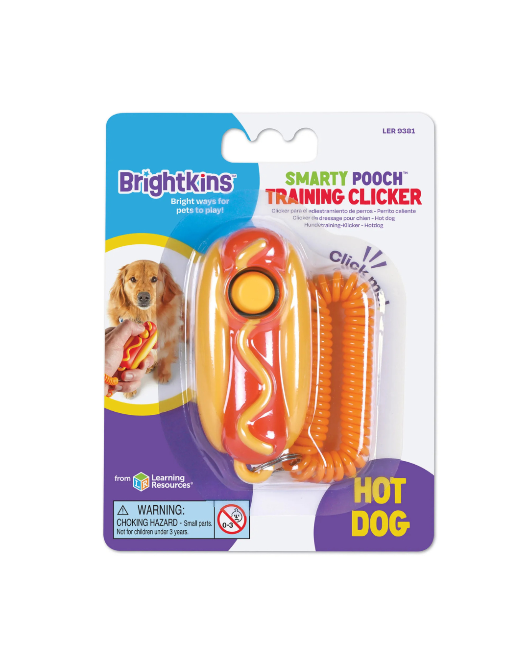 Smarty Pooch!™ Training Clicker: Hot Dog