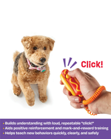 Smarty Pooch!™ Training Clicker: Hot Dog
