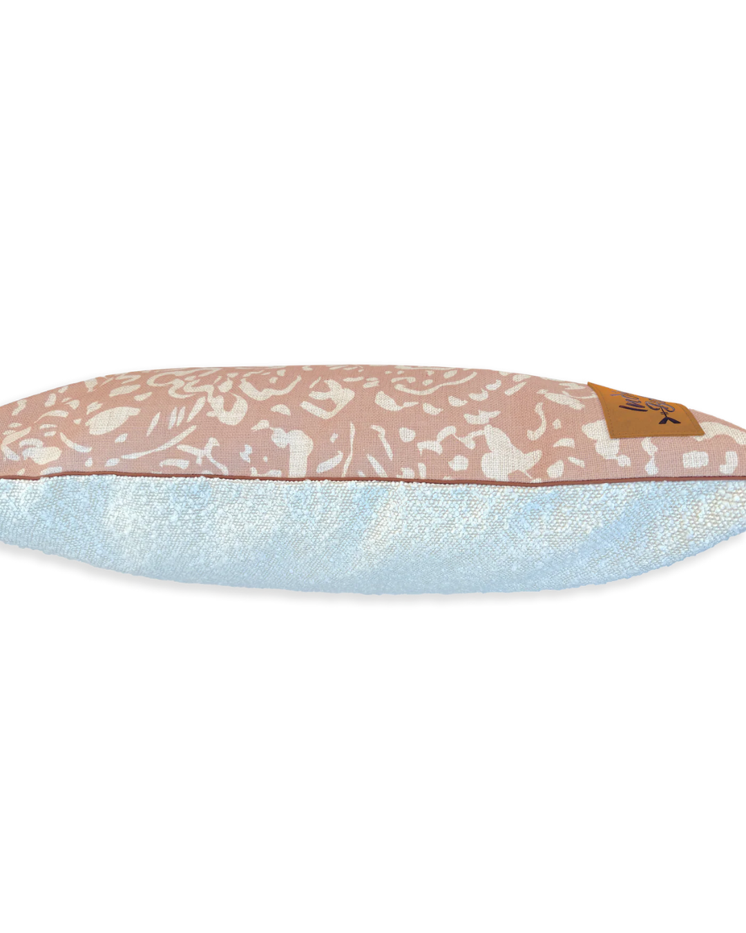 Neutral Brushstrokes Bouclé CLAY – LARGE Dog Bed
