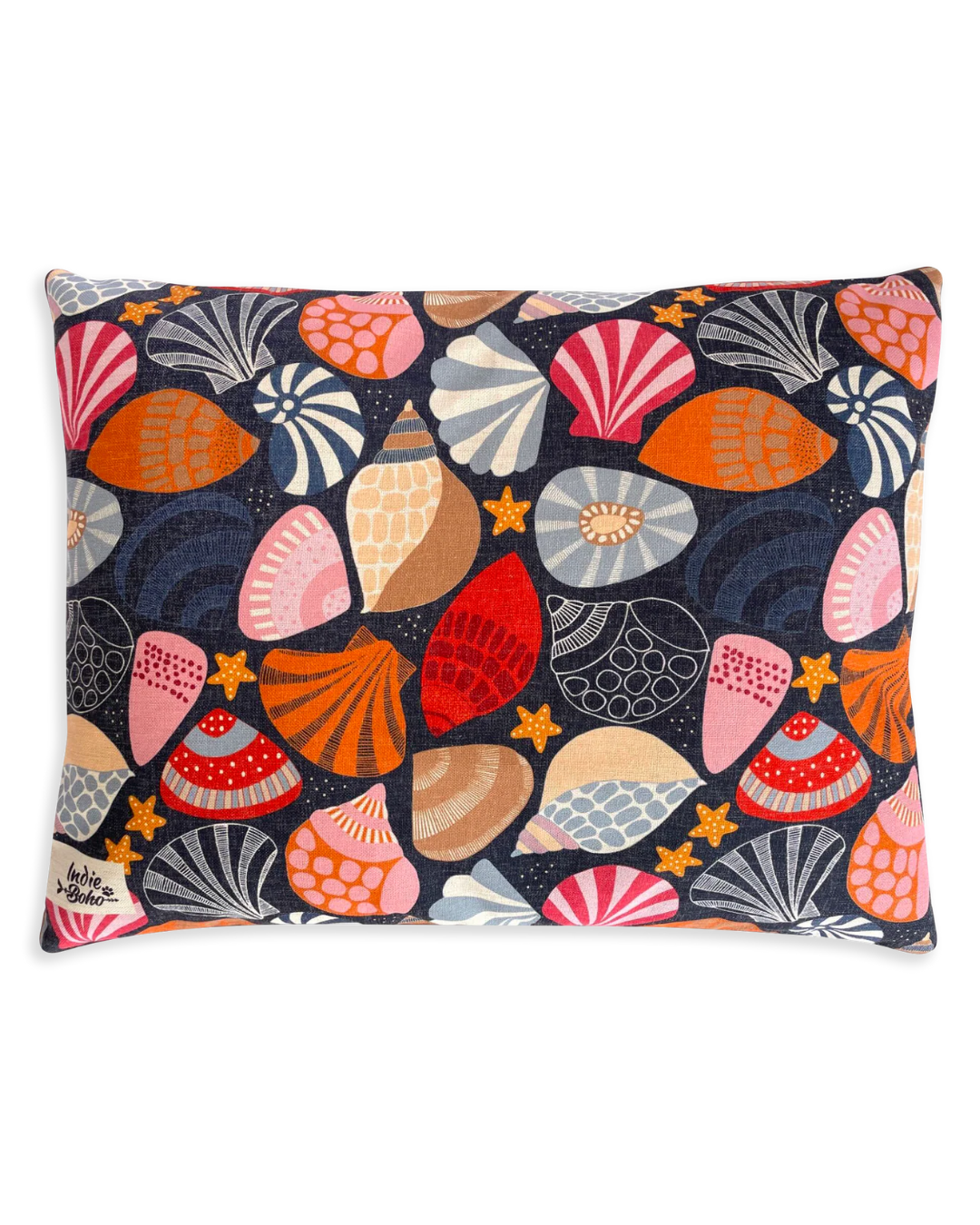 Daydream Shells Linen-Blend – LARGE Dog Bed