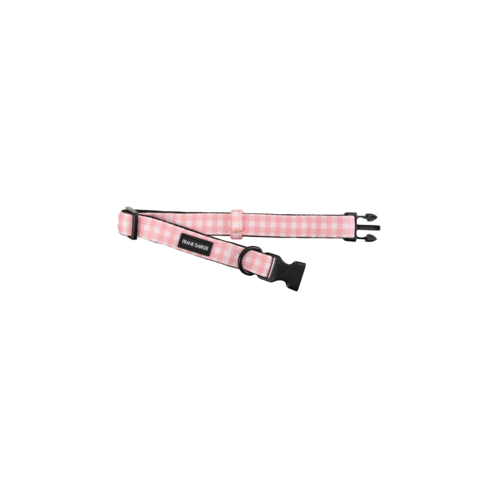 Frank Barker Pink Gingham Collar
