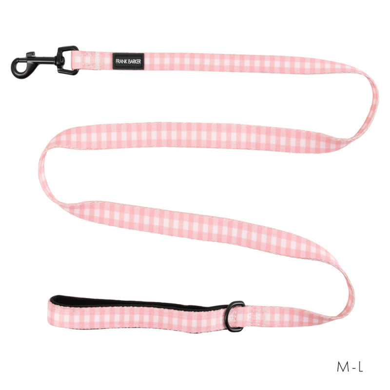 Frank Barker Pink Gingham Lead