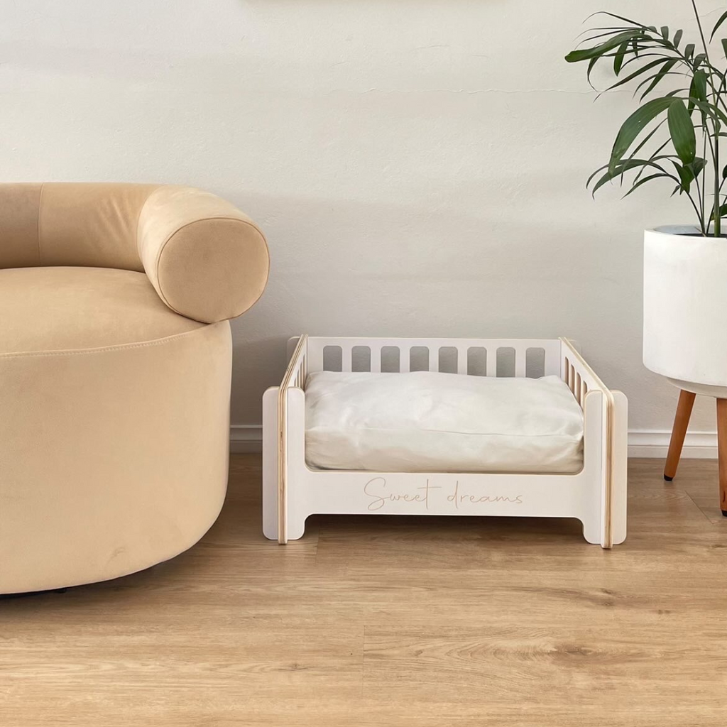 Elevated Wooden Dog Bed