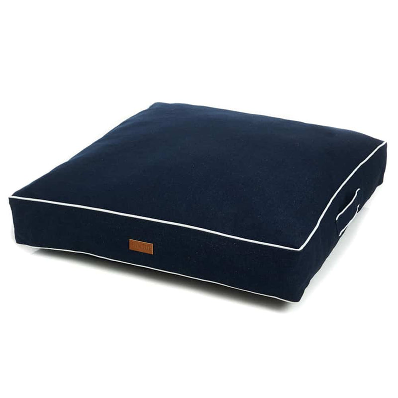 DOGUE Floor Cushion Dog Bed - Denim