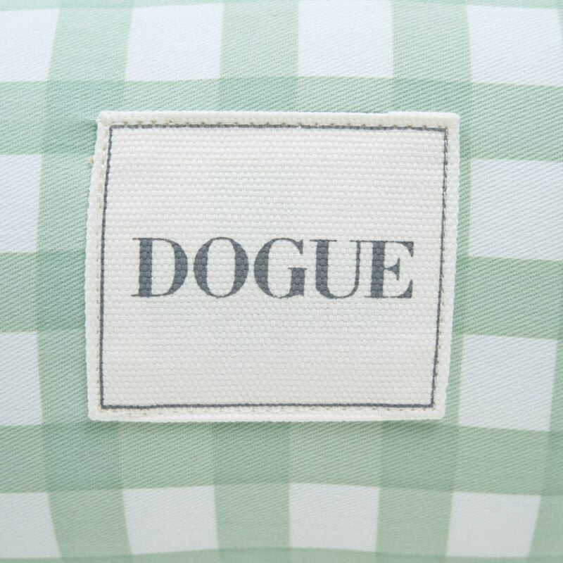 DOGUE Gingham Bolster Bed - Green