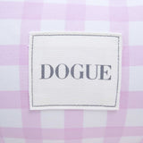 DOGUE Gingham Bolster Bed - Purple