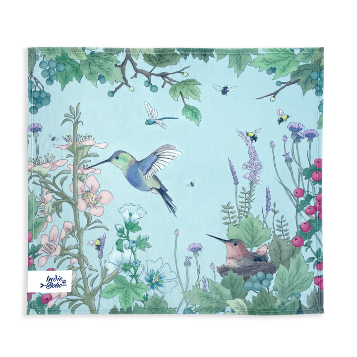 Hummingbird Fields Ultra Soft Pet Blanket