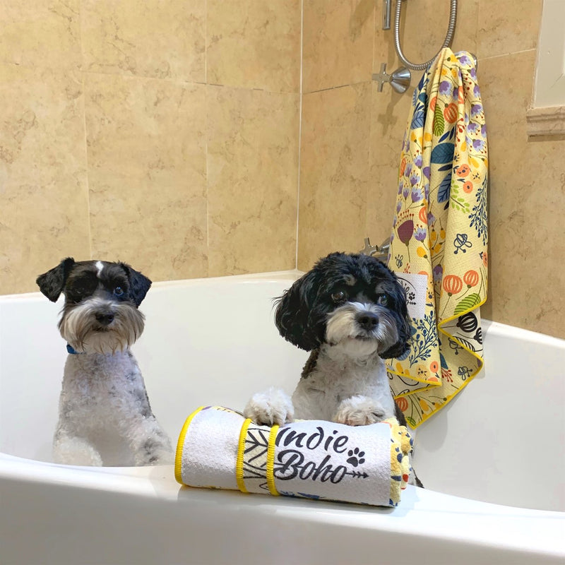 Blooming Bees Travel Towel