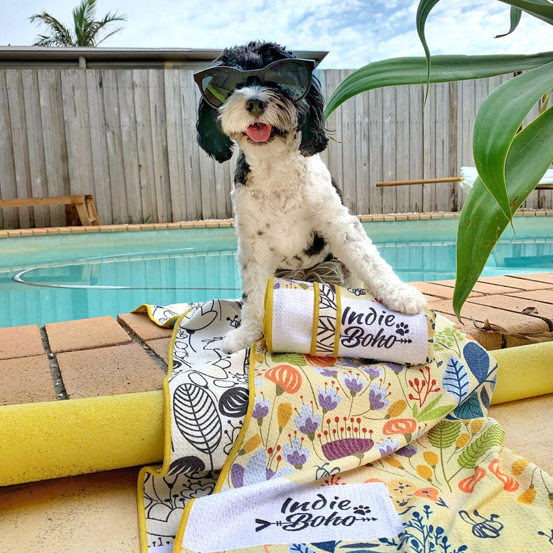Blooming Bees Travel Towel