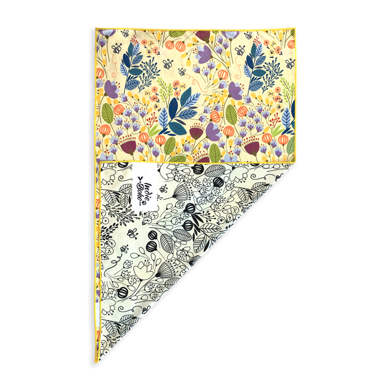 Blooming Bees Travel Towel