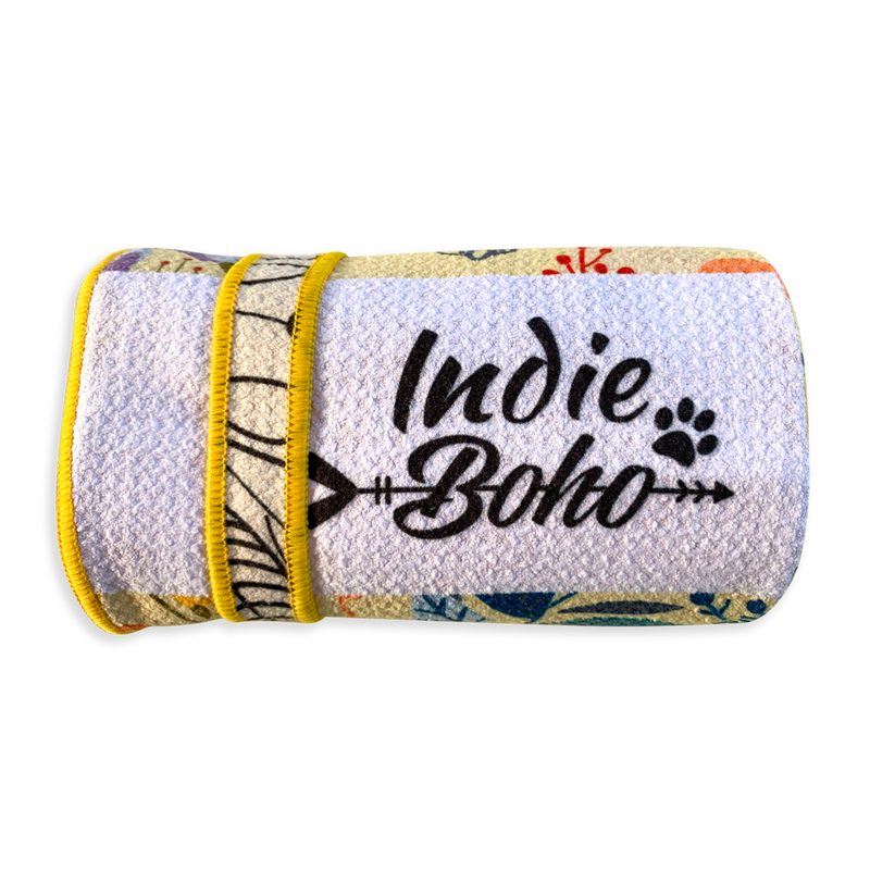 Blooming Bees Travel Towel