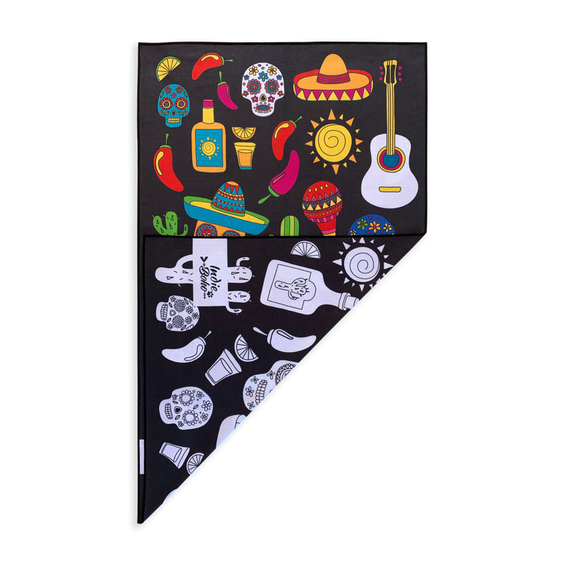 Mexican Skulls Travel Towel