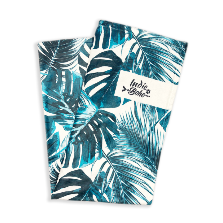 Tropical Leaves Ultra Soft Pet Blanket