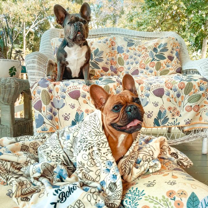Blooming Bees Ultra Soft Pet Blanket