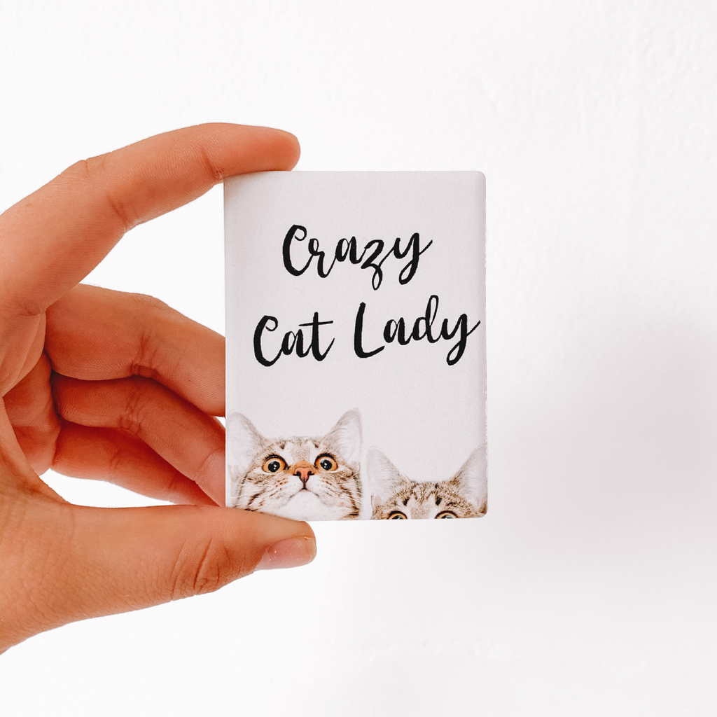 Crazy cat lady Magnet