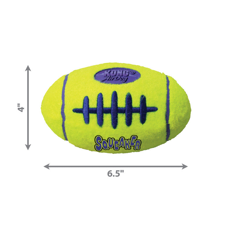 KONG Air Dog Squeaker Football Dog Toy