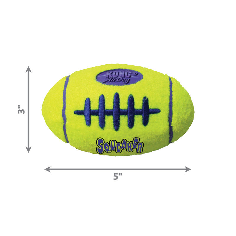 KONG Air Dog Squeaker Football Dog Toy