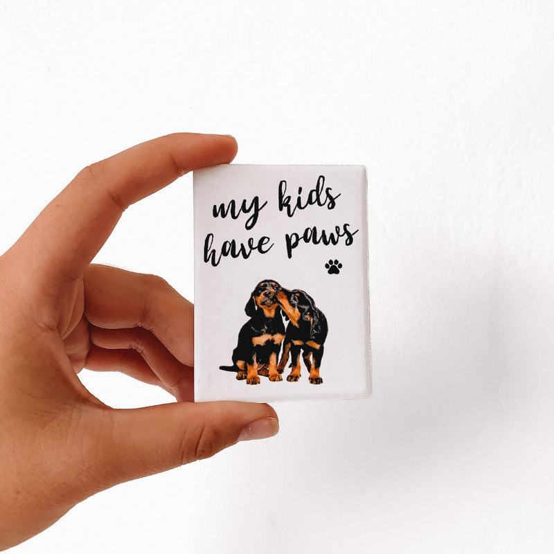 My kids have paws Magnet