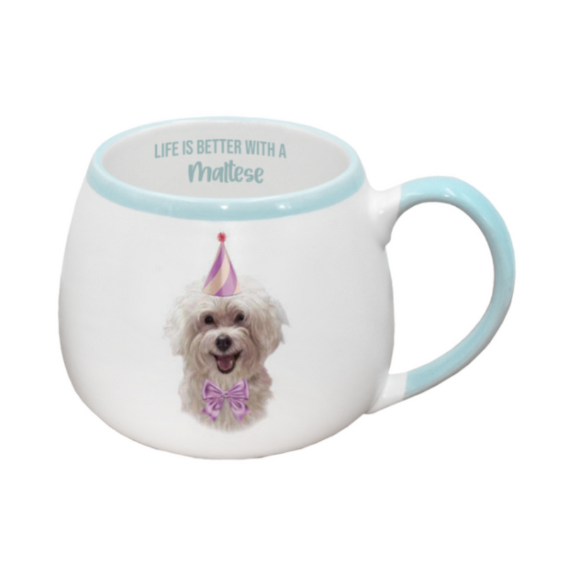 Painted Pet Maltese Mug