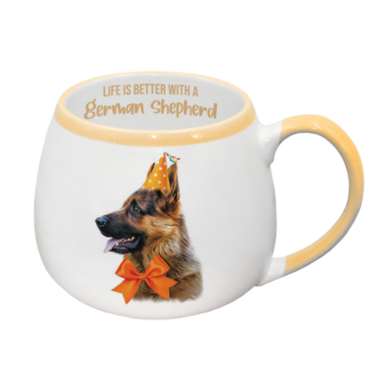 Painted Pet German Shepherd Mug