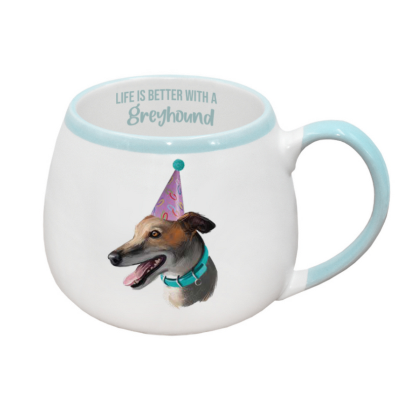 Painted Pet Greyhound Mug