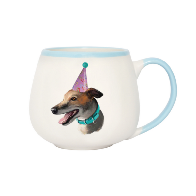 Painted Pet Greyhound Mug