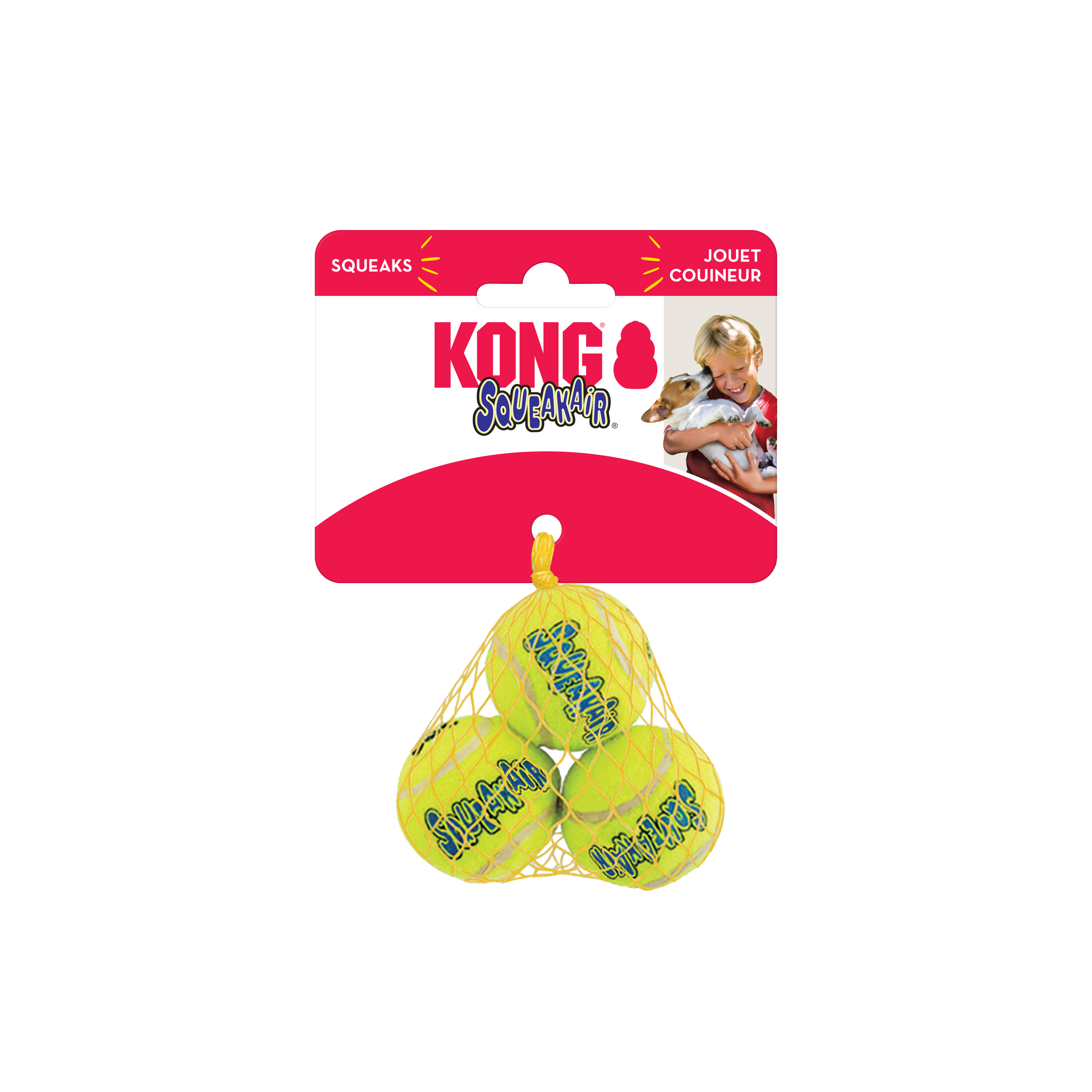 KONG SqueakAir Balls 3-pk Dog Toy
