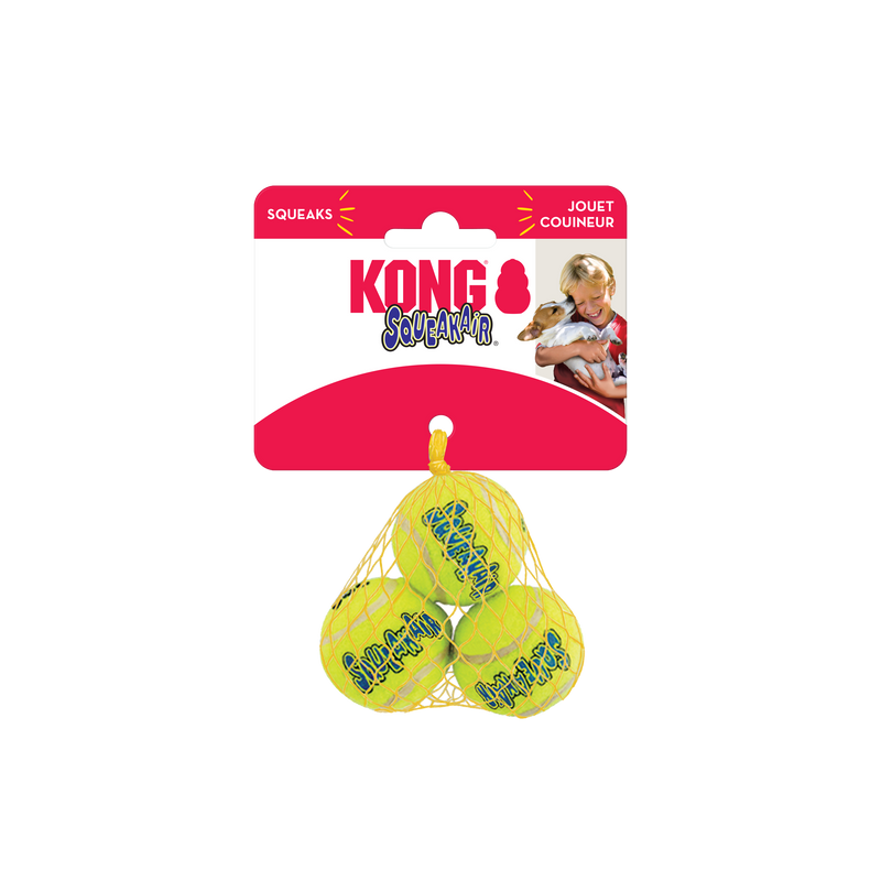 KONG SqueakAir Balls 3-pk Dog Toy